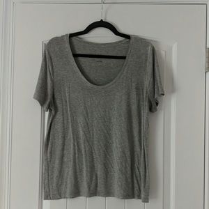 Breathable Large, Gray T-Shirt